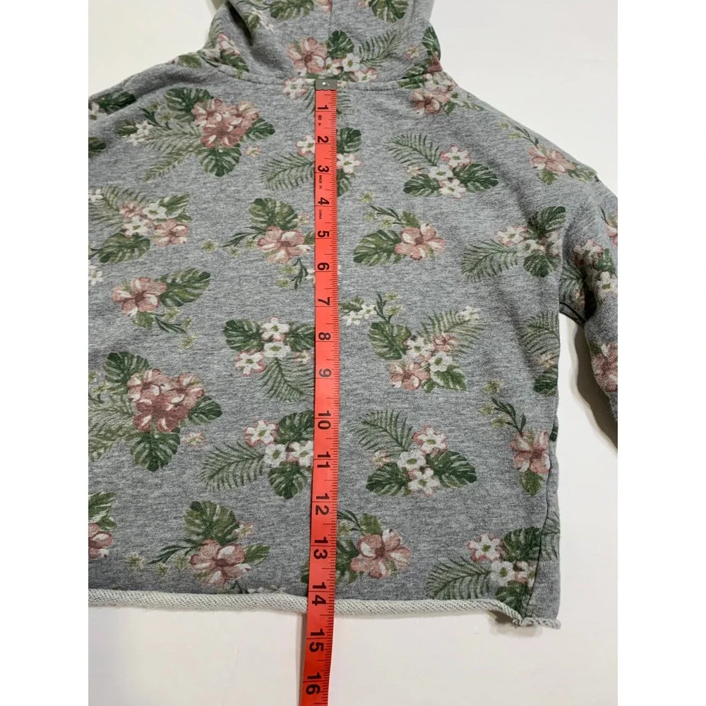 Art‎ Class Kids Grey Floral Summer Vibes Hoodie Size 4T Pullover Long Sleeve